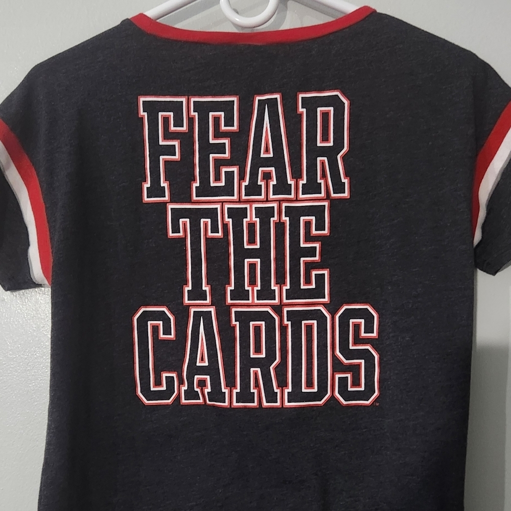 PINK Victoria's Secret T-shirt - Black and Red University Of Louisville - Picture 3 of 4